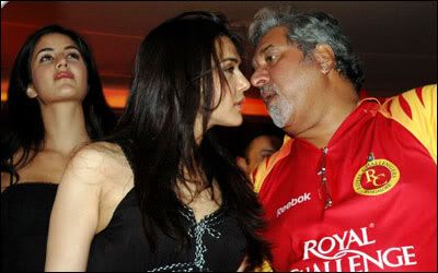Katrina Kaif & Preity Zinta - Dr. Vijay Mallya is truly a ladies man...