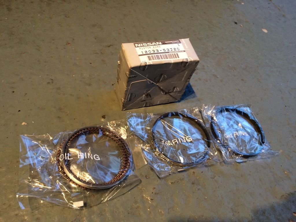 Brand New SR20DET Geunine Nissan Piston Rings Standard Size (all 3