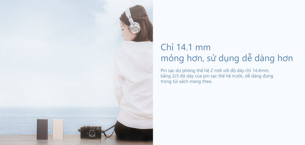 Kích thước pin sạc dự phòng Xiaomi