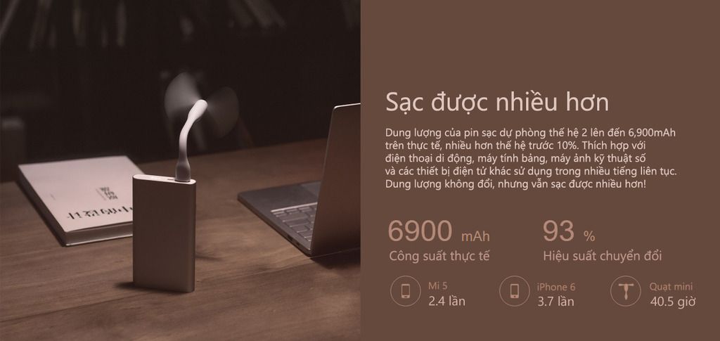Sạc được nhiều hơn