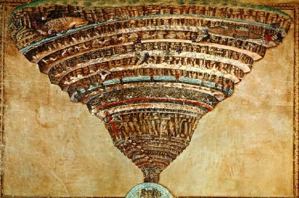 botticelli's map of dante's inferno