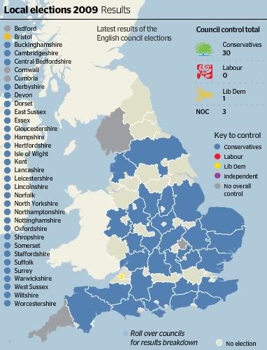 england election map