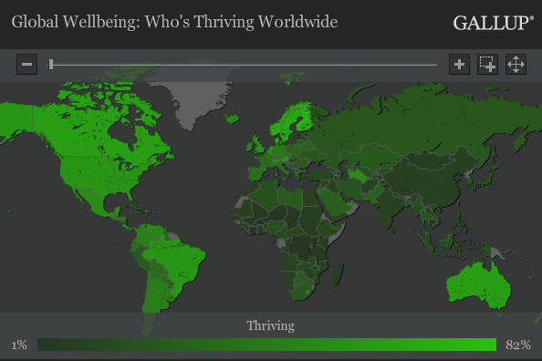 gallup global happiness map