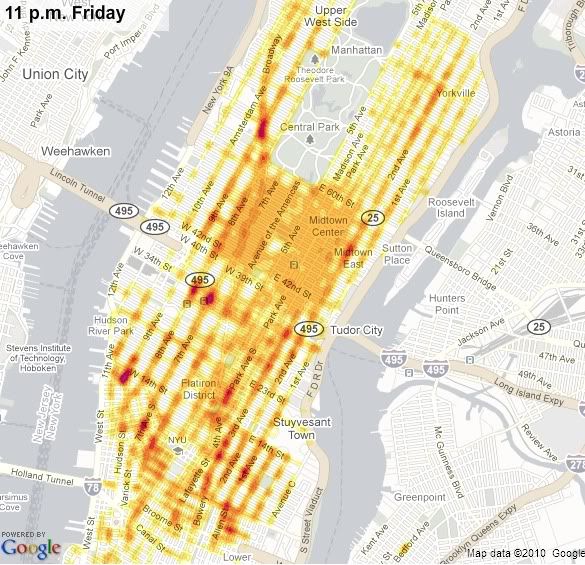 manhattan texi map