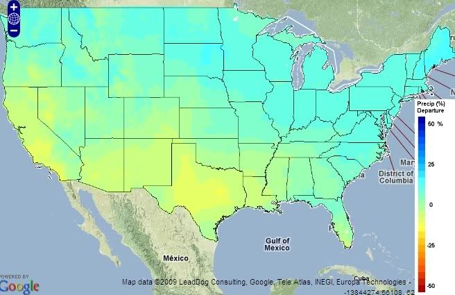 us global warming precipitation prediction map