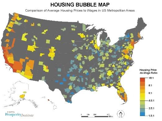 housing bubble map