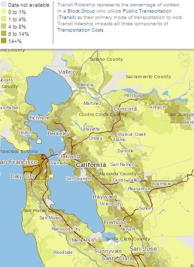 transit ridership bay area