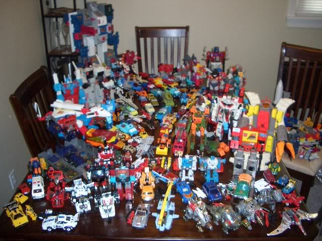 variety of transformers toys