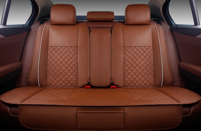 4pcs autos seat cushion cover rear set made of top grade leather four seasons ebay 4pcs autos seat cushion cover rear set made of top grade leather four seasons ebay