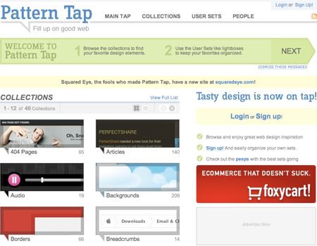 pattern tap