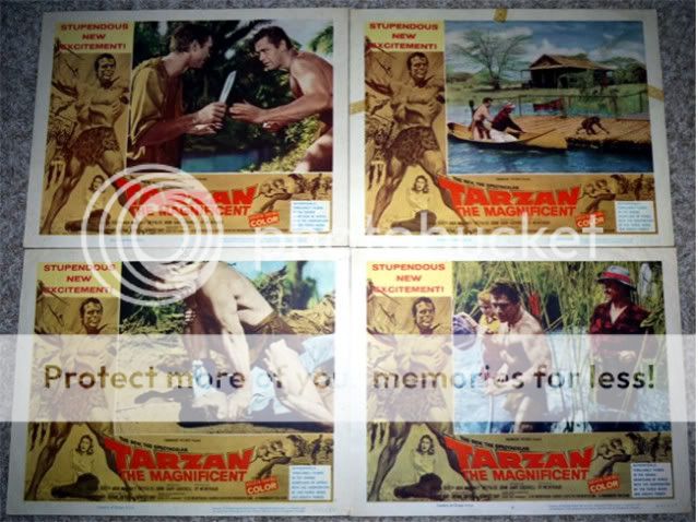 1960 Tarzan The Magnificent LC Set   Gordon Scott  